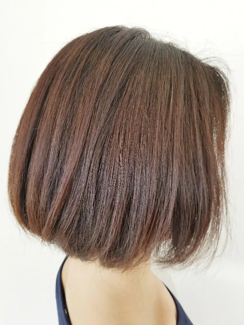 ショート カラー ボブ 髪質改善/ハイライト 小林秀樹のヘアスタイル