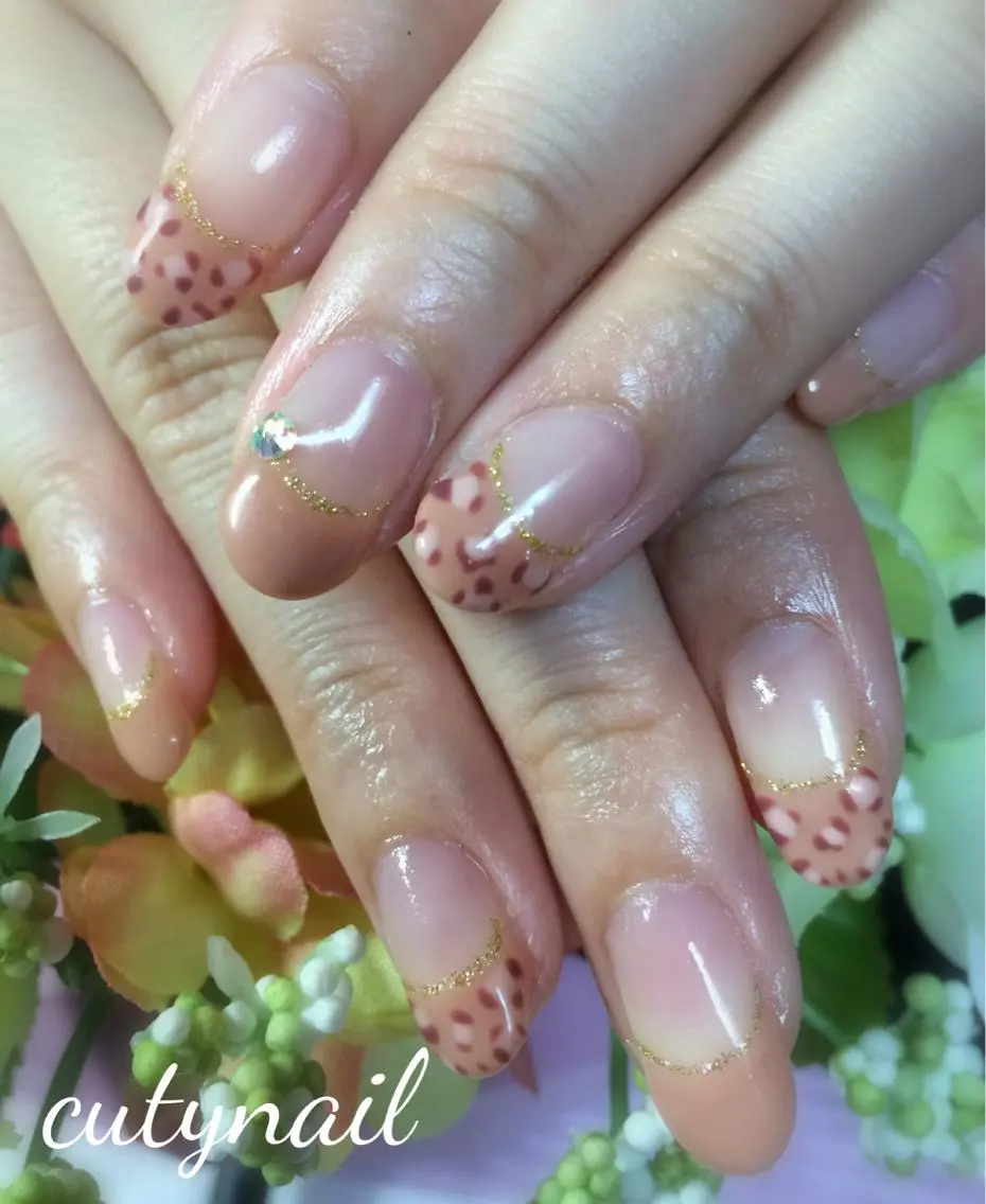 ネイル アニマル柄 cuty nailのネイルデザイン