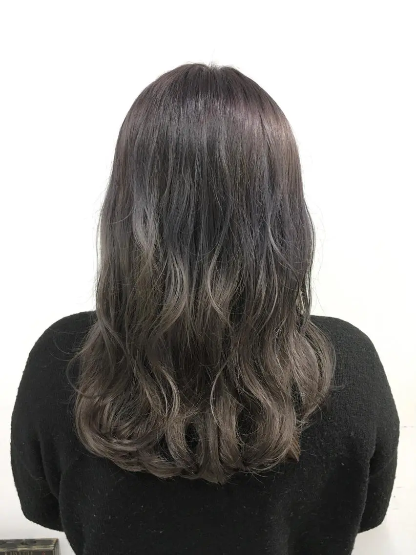 ロング カラー ベージュカラー カット ヘアカラー トリートメント ヘアセット yoshi ☆のヘアスタイル