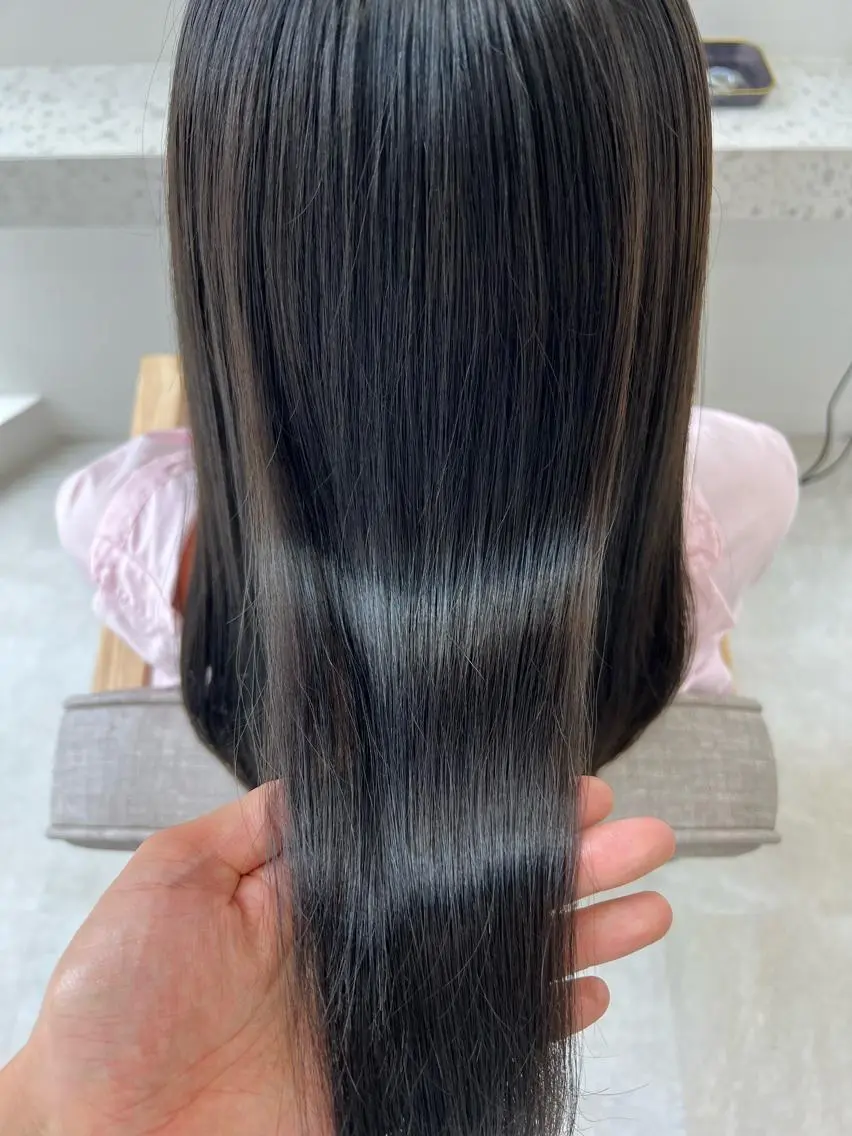 ミディアム カラー ✨艶髪✨ 吉田誠のヘアスタイル