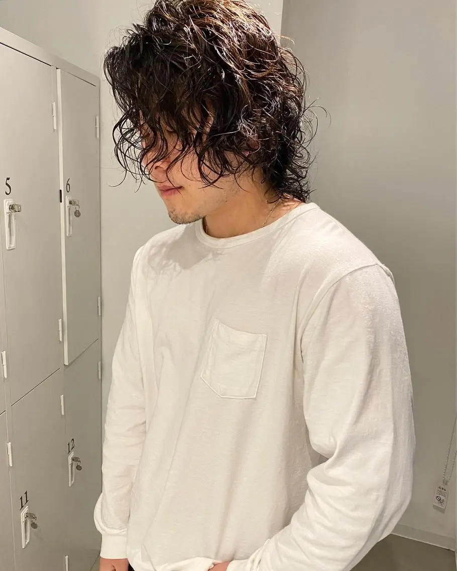 メンズ カット パーマ トリートメント 【代表】 辻龍樹のヘアスタイル