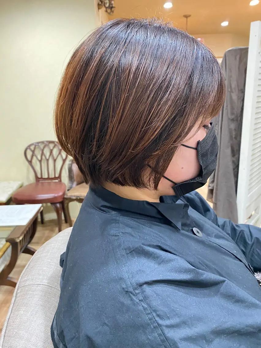 ショート ショートヘア 東田 恋のヘアスタイル