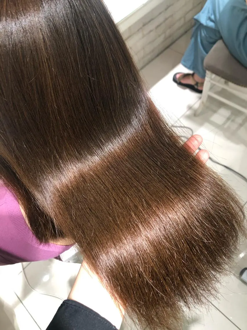 ミディアム 🇰🇷韓国風艶髪✨ 髪質改善 倉岡しおんのヘアスタイル