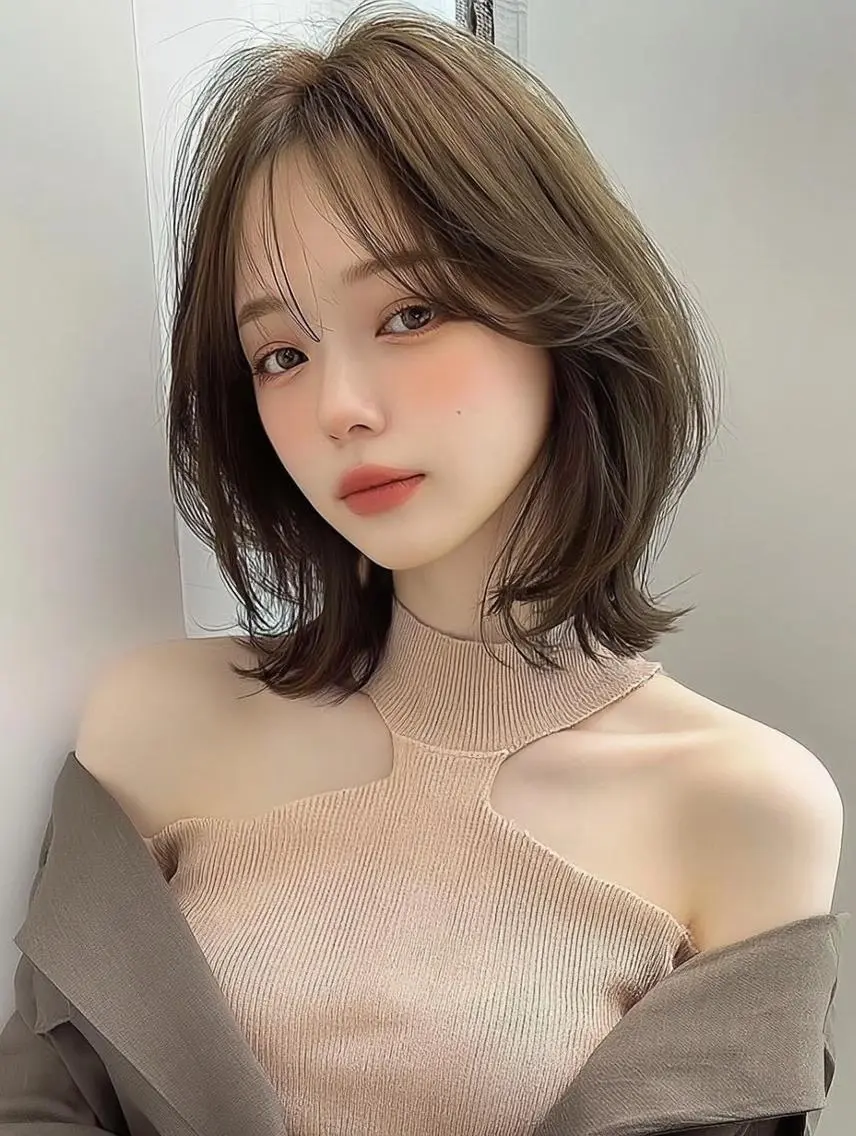 ショート カラー 透明感カラー レイヤーカット カット ヘアカラー トリートメント レイヤーカット✨ 福井雄登のヘアスタイル