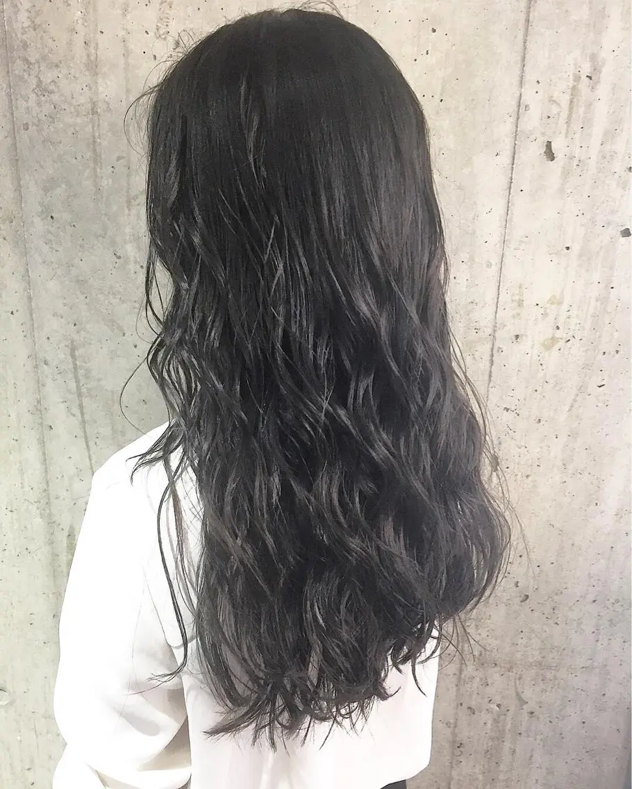 ロング カラー パーマ ヘアアレンジ メンズ キッズ ネイル マツエク・マツパ メンズブリーチ メンズハイライト メンズインナーカラー アッシュ ブリーチ 顔まわりレイヤー× 韓国ヘアオタベシンヤのヘアスタイル