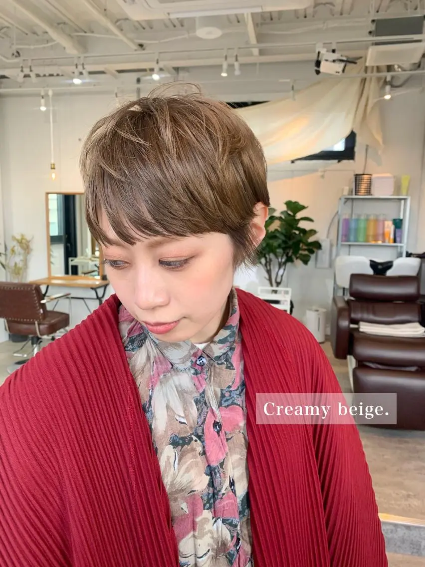 ショート カット ヘアカラー トリートメント 山本 晶大のヘアスタイル