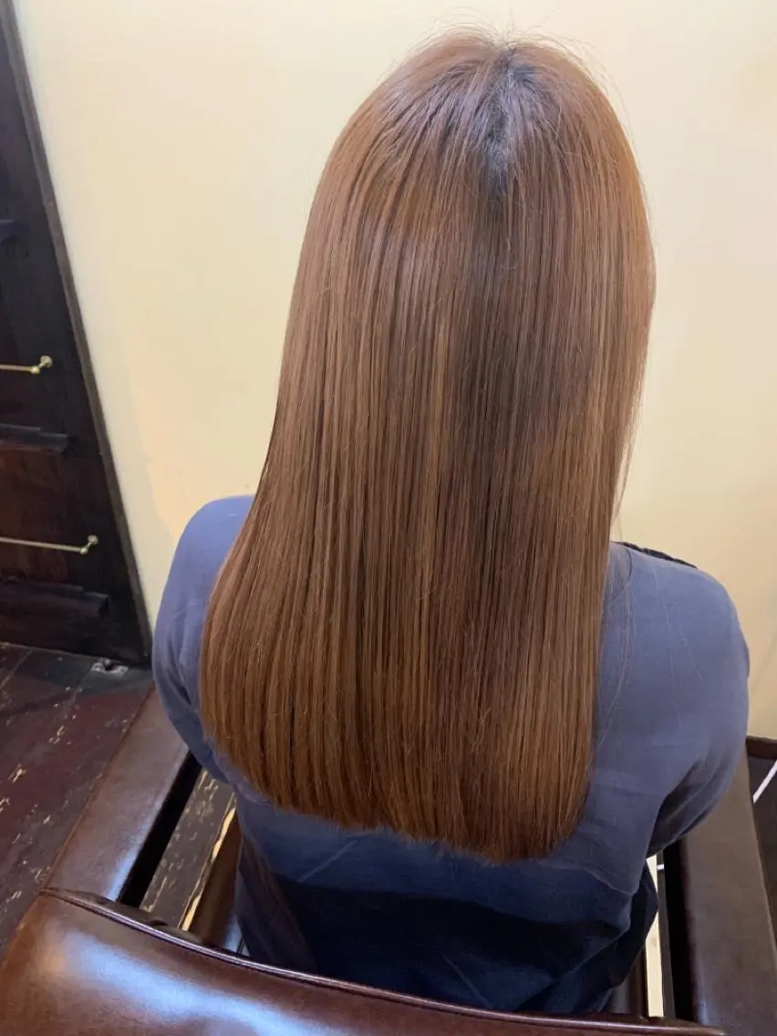 セミロング 田中 はるなのヘアスタイル