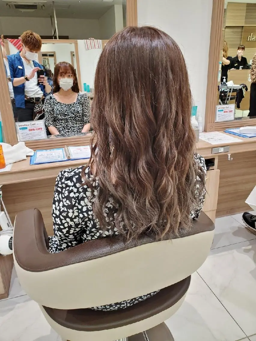セミロング カラー アッシュ アッシュグレー ベージュカラー ブリーチ グラデーションカラー カラー特化🔥中村 和貴<Ash津田沼>のヘアスタイル