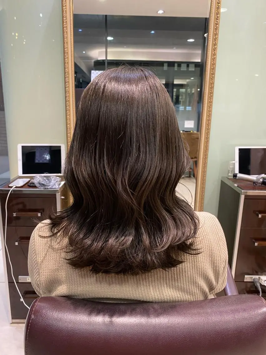 ミディアム 🎗️【ヘアセット 美眉】吉川玲🎗️のヘアスタイル