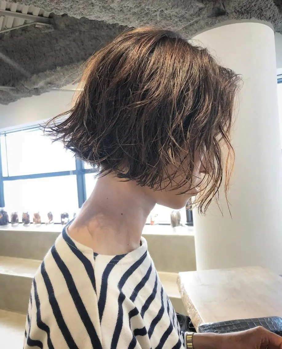 ショート パーマ ボブ FILMS/sari /似合わせカットのヘアスタイル