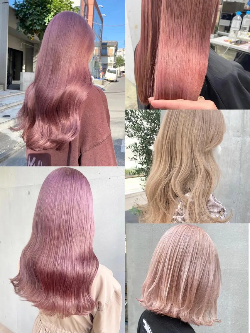 ロング カラー ヘアアレンジ カット ヘアカラー トリートメント 🎀暖色カラー🎀 ♡yurika♡のヘアスタイル