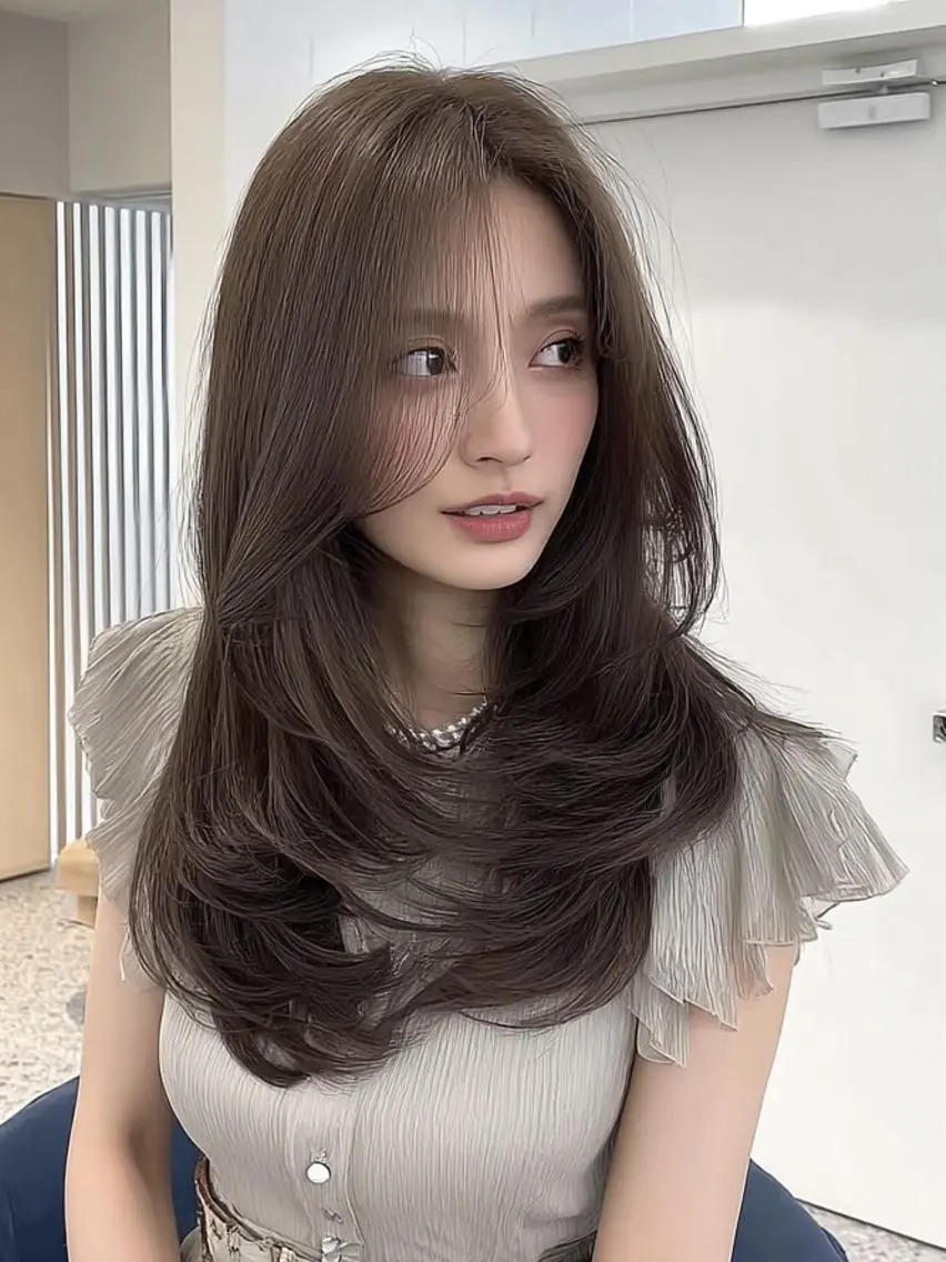 セミロング ボブ 外国人風カラー カット ヘアカラー トリートメント 🎀透明感カラー/ yuka🎀のヘアスタイル