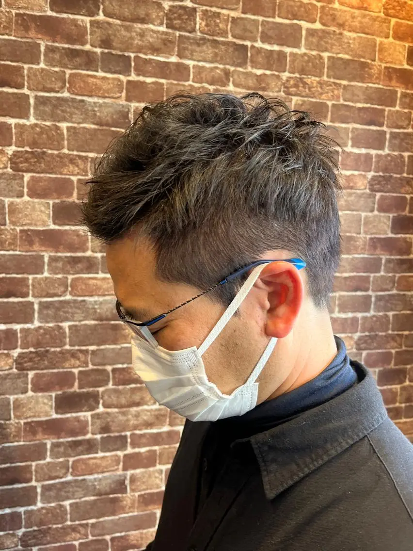 ショート カラー パーマ ヘアアレンジ メンズ キッズ ネイル マツエク・マツパ アイブロウ メンズブリーチ メンズハイライト メンズインナーカラー メンズ韓国風 ブリーチ 久木原 ゆりのヘアスタイル