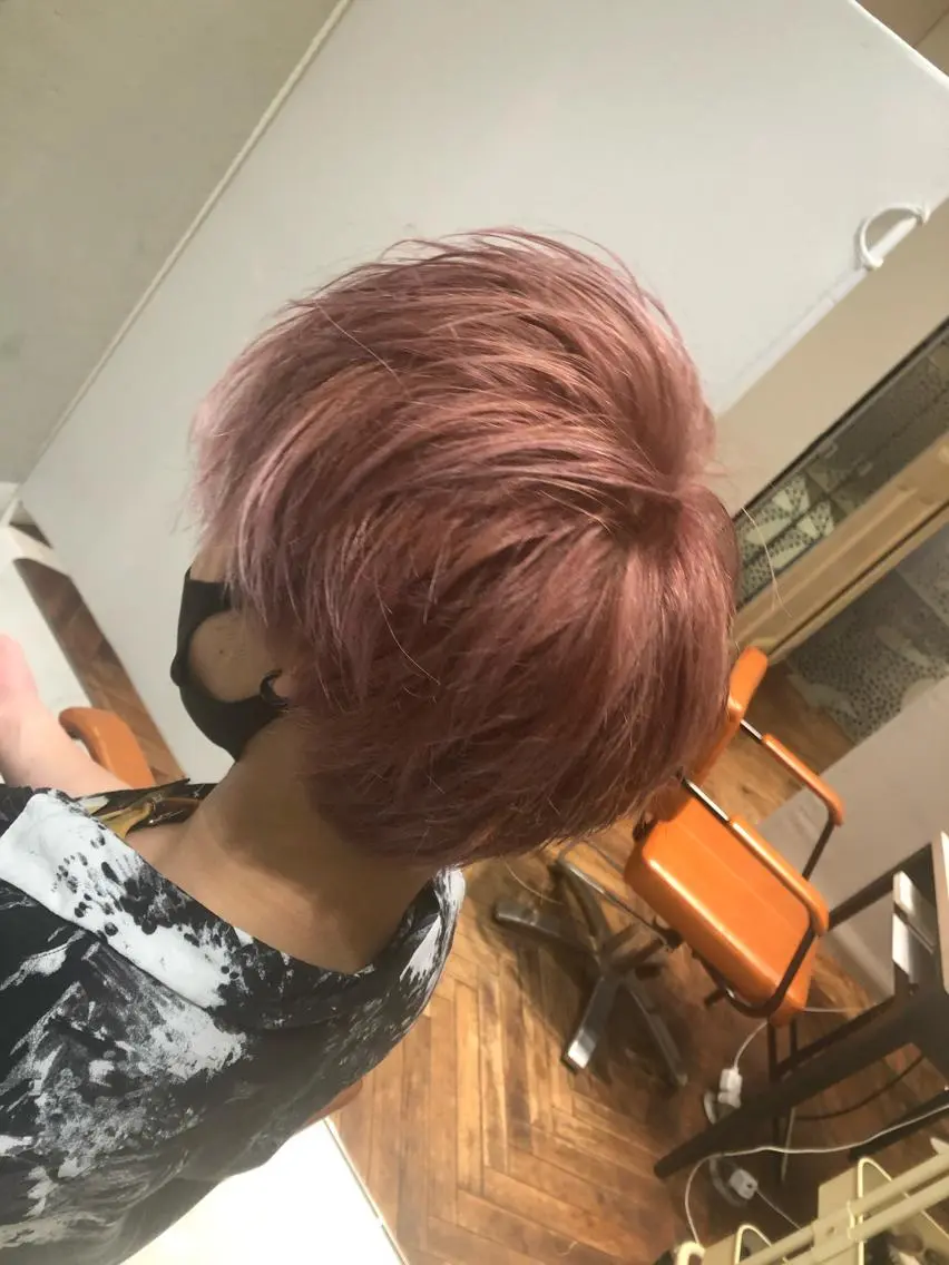 ショート メンズ マッシュ カット ヘアカラー watanabe kazukiのヘアスタイル