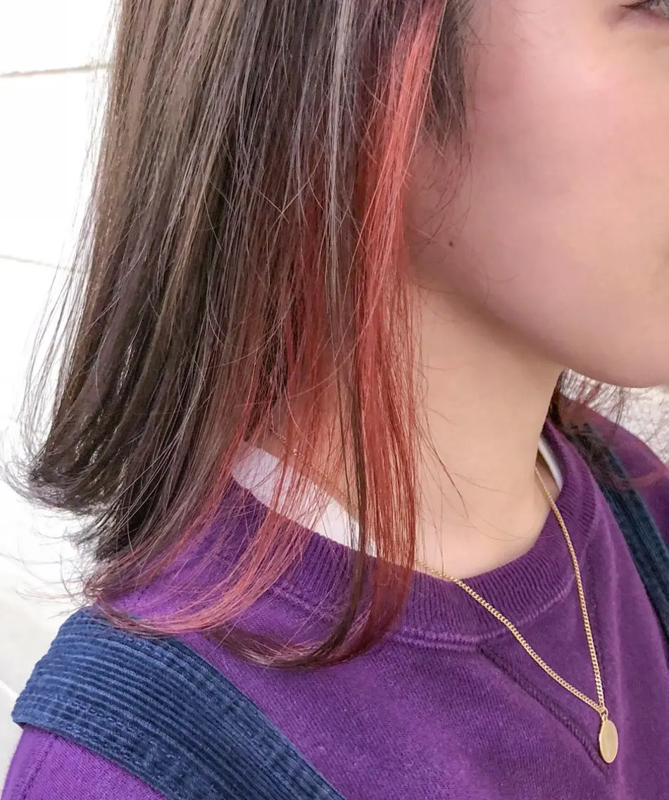 カラー インナーカラー ショート・ボブ 徳竹淳一のヘアスタイル