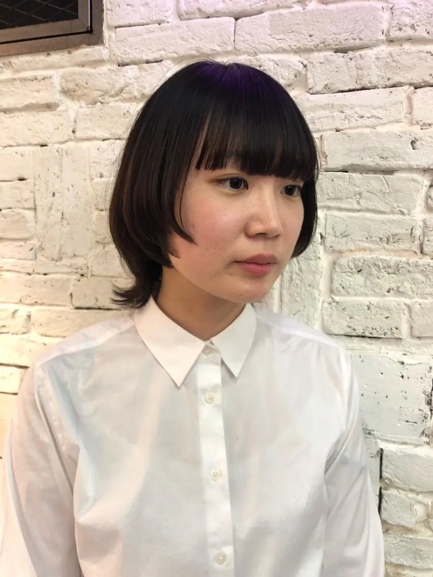 ミディアム ウルフカット eri kinjoのヘアスタイル