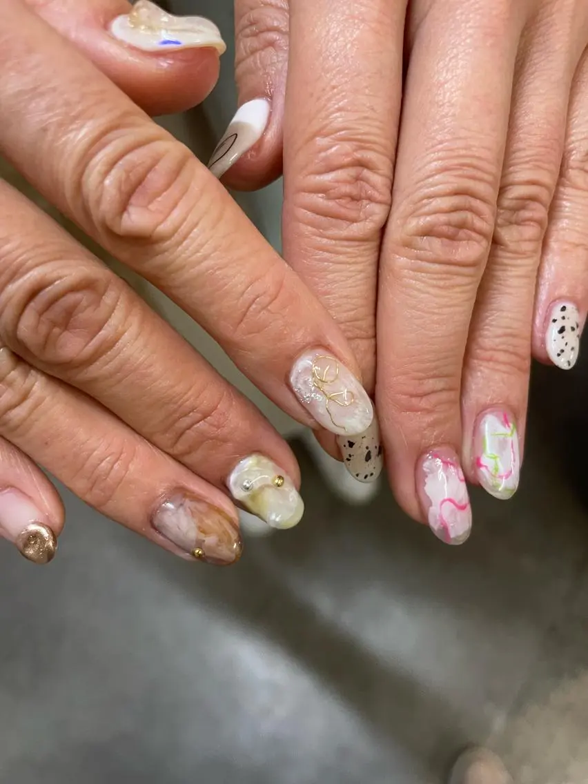 ネイル 持ち込み Lira nailのネイルデザイン