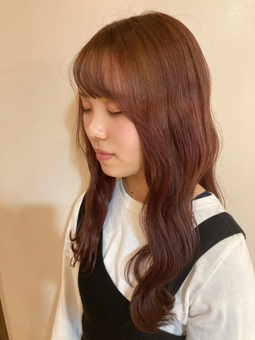 ロング カラー 高森 雅のヘアスタイル