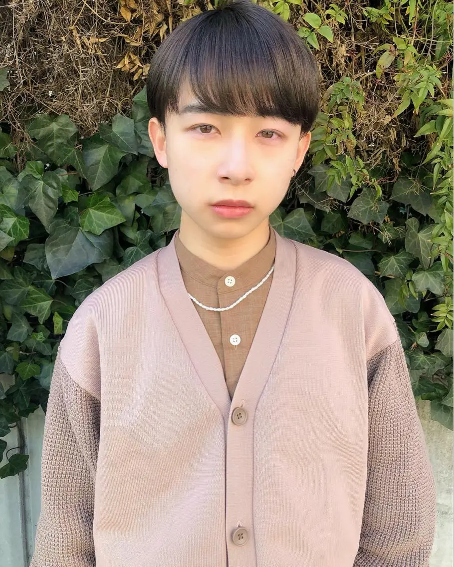 ショート メンズ🍃ナチュラル 韓国風ヘアRENのヘアスタイル