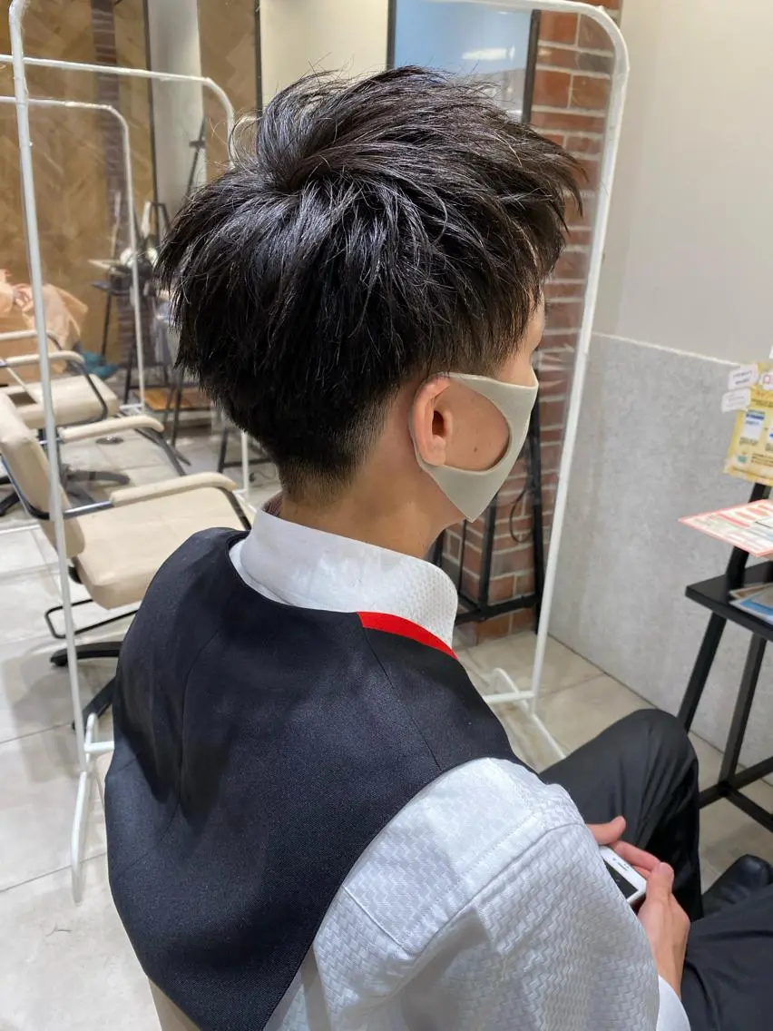 ショート メンズ カット 長津 健一郎のヘアスタイル