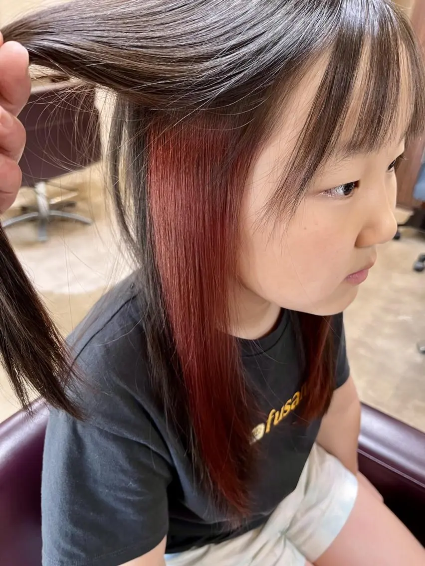セミロング カット ヘアカラー トリートメント 澤崎 希望のヘアスタイル