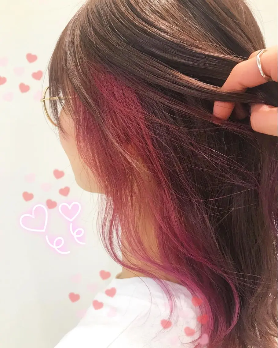 カラー ピンクカラー 新宿駅近♡個室 ♡関口三都季🌜のヘアスタイル