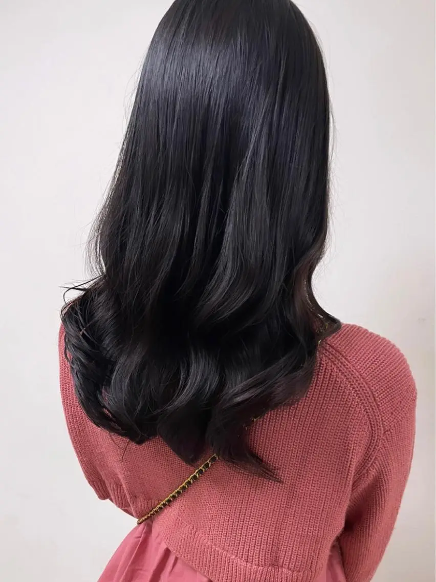 セミロング パーマ セミロングパーマ デジタルパーマ カット ヘアカラー パーマ トリートメント ニシダヒカリ🌙 髪質改善×似合わせのヘアスタイル