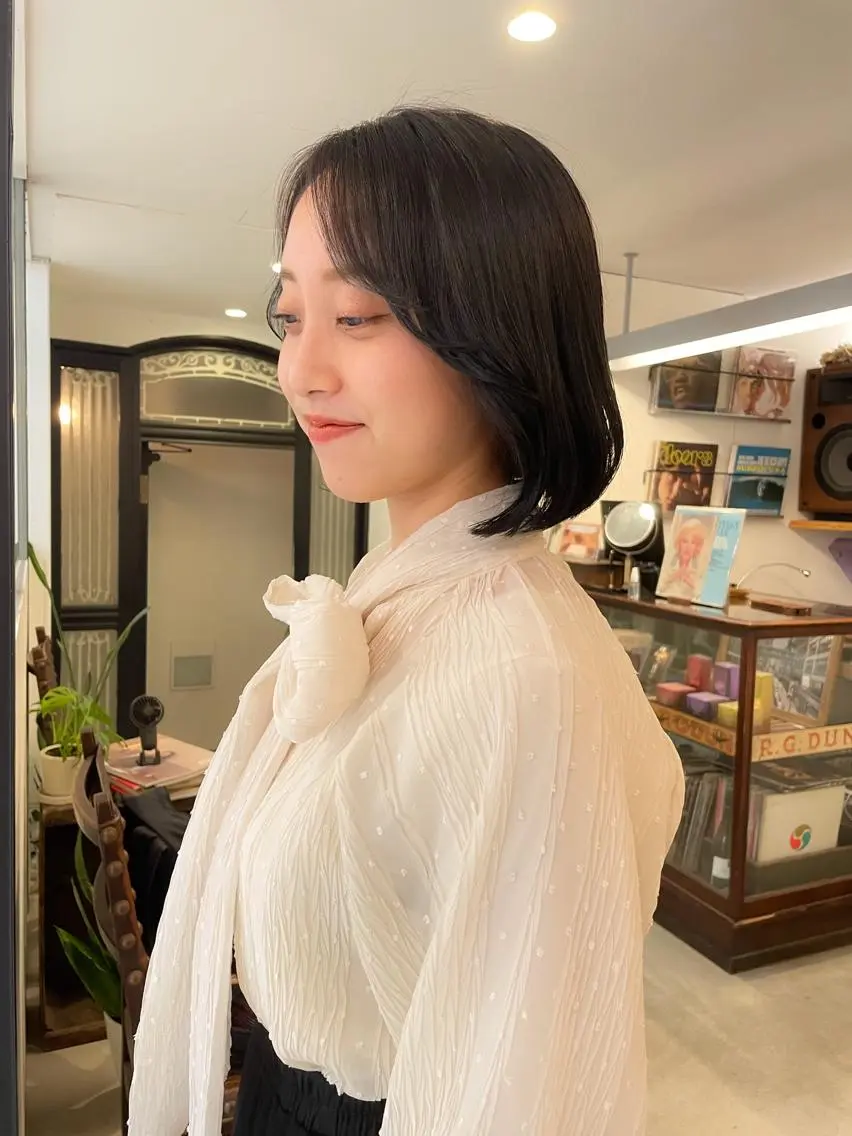 ショート ボブ 暖色カラー🧡 ボブ🧚‍♀️マナのヘアスタイル