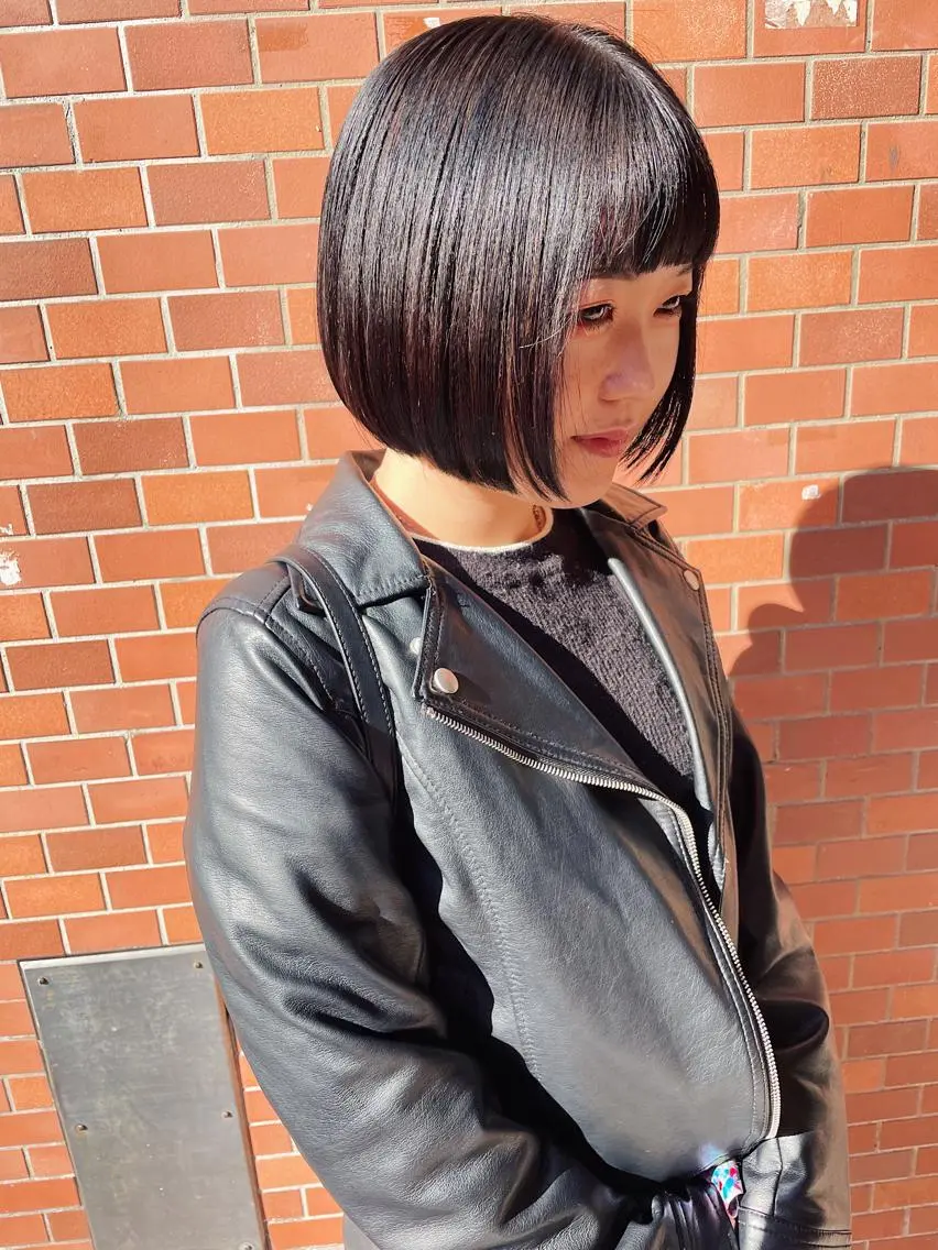 ショート 丹羽大喜 縮毛矯正/美髪矯正のヘアスタイル