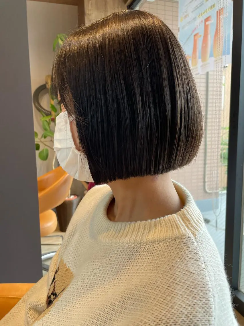 ショート 縮毛矯正 カット 髪質改善/ブリーチ 田代 龍我のヘアスタイル