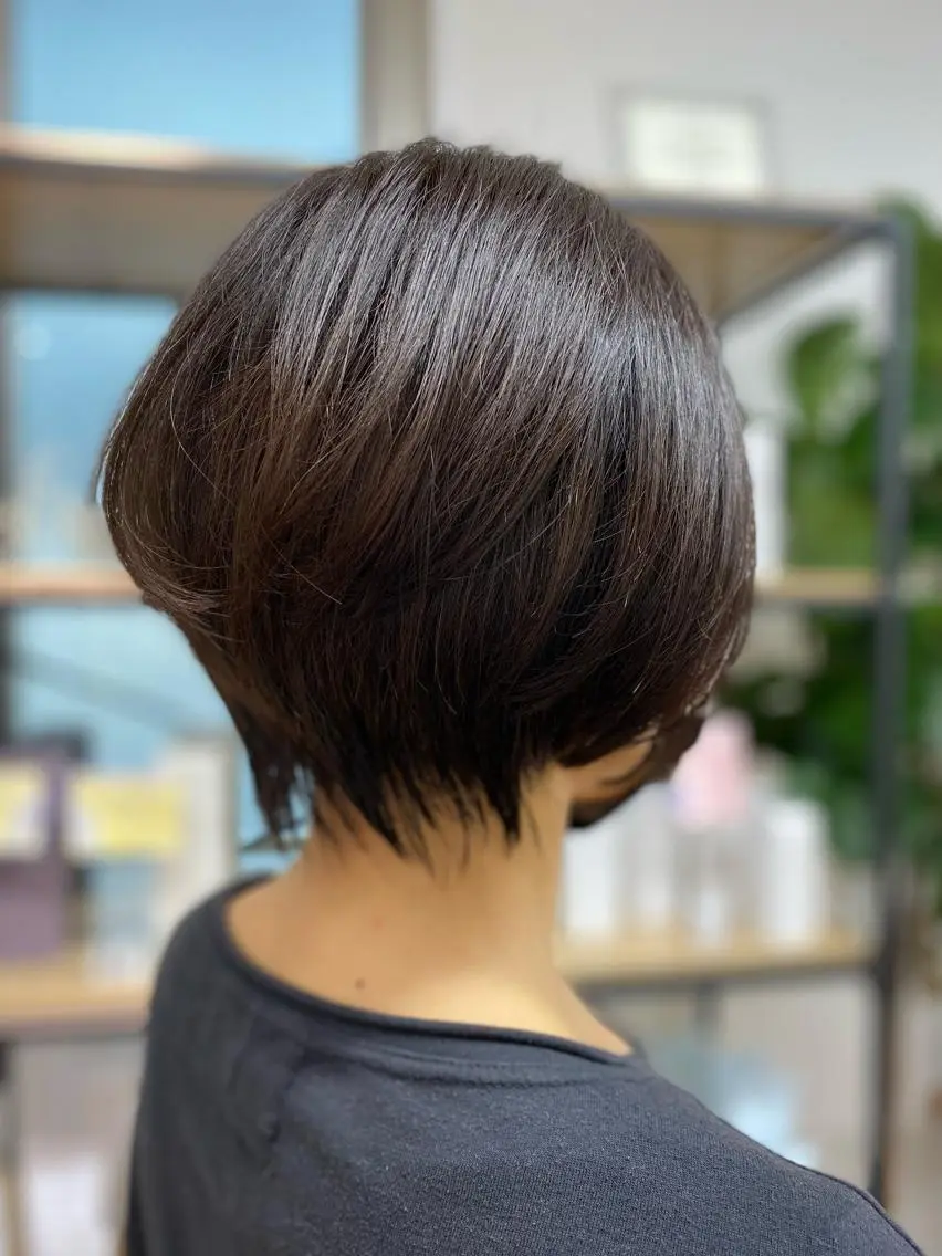 ショート くびれヘア ショートヘア HIRAGA MIKIのヘアスタイル