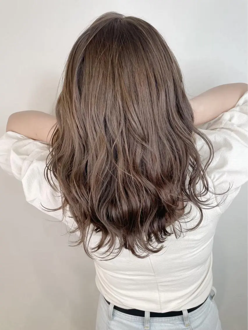 セミロング カラー パーマ ヘアアレンジ メンズ キッズ ネイル マツエク・マツパ アイブロウ _WHITE高槻店 yusukeのヘアスタイル
