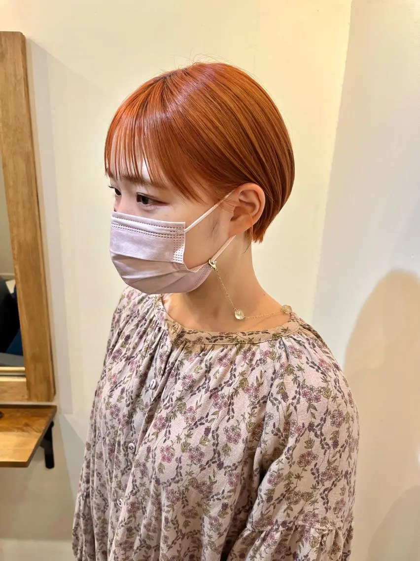 ショート カラー 似合わせカット ショートヘア 小顔カット カット ヘアカラー トリートメント 🍒【Lib】 AIRI 🍒のヘアスタイル