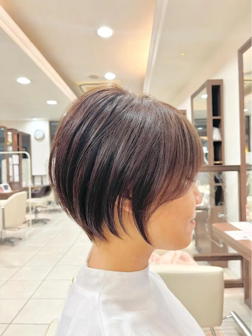 ショート ショートヘア カット トリートメント 《大人気髪質改善》 プログレス国分寺店のヘアスタイル