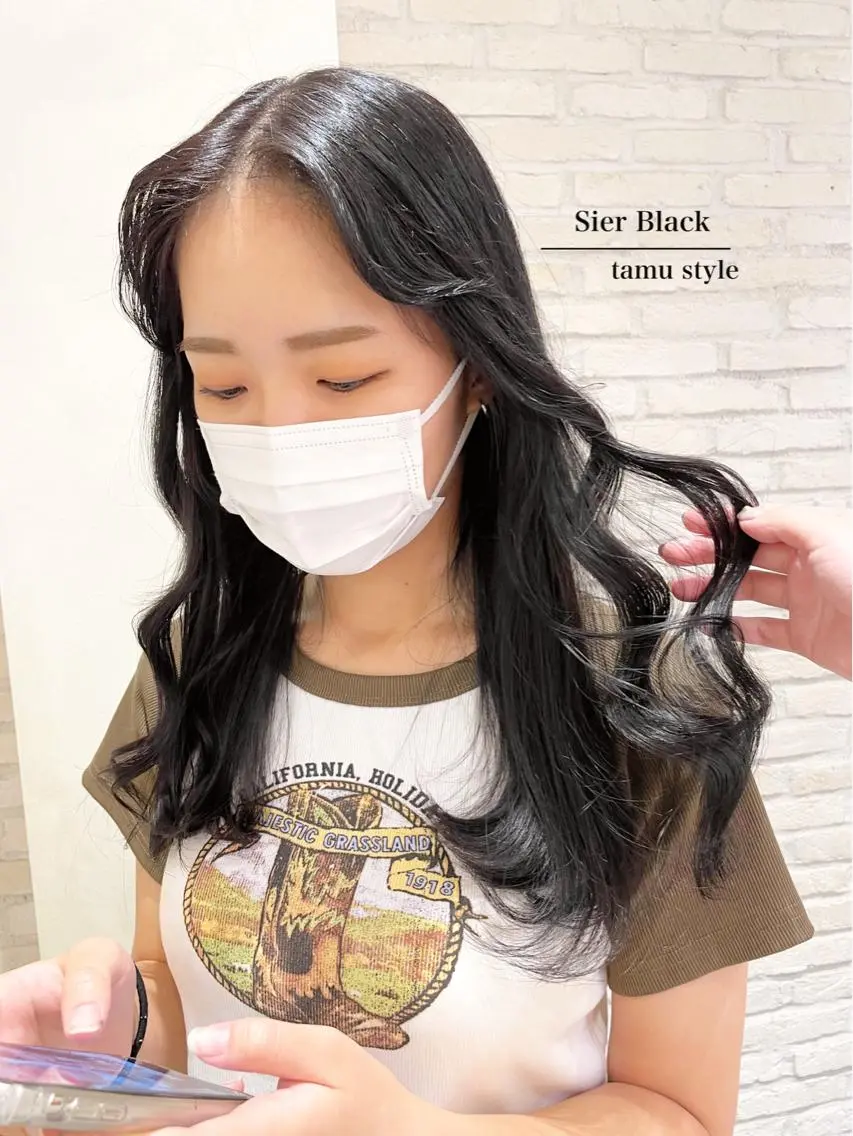 ロング カラー シールエクステ横浜 🐏☁️miminaのヘアスタイル