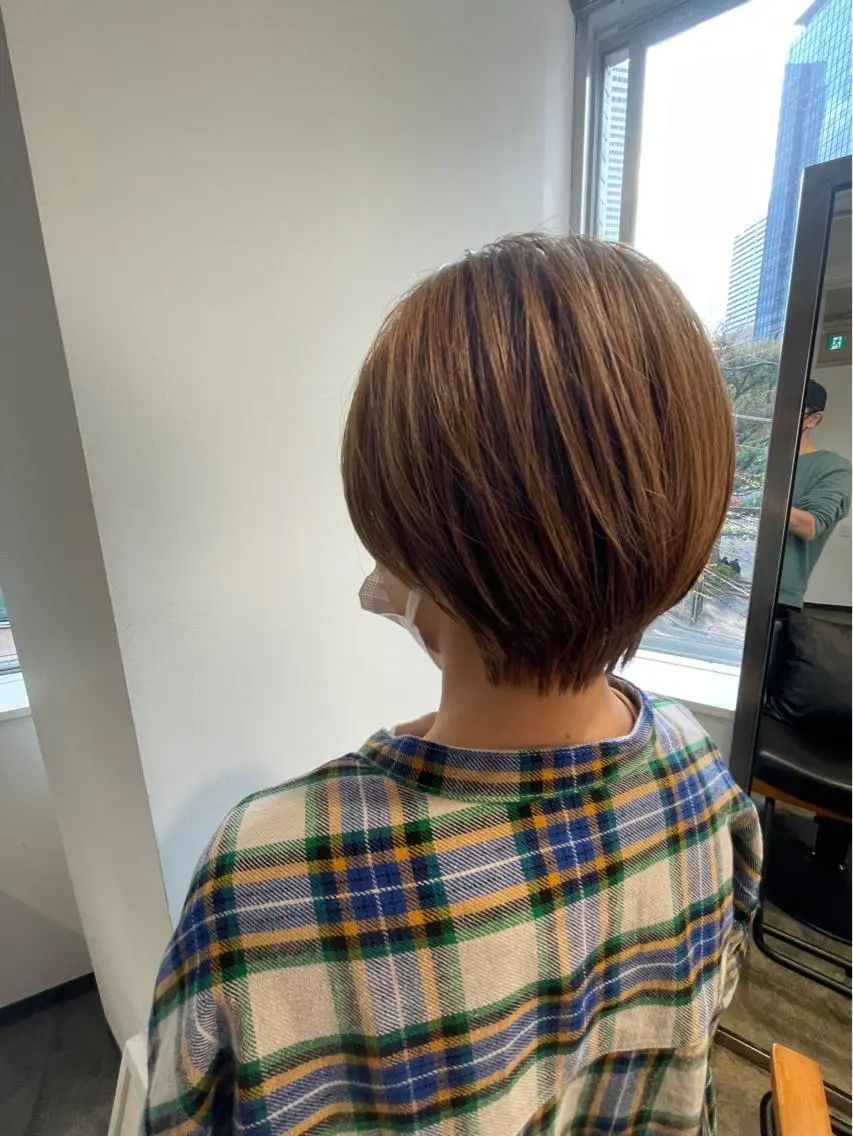 ショート ショートヘア 竹下 勝也のヘアスタイル