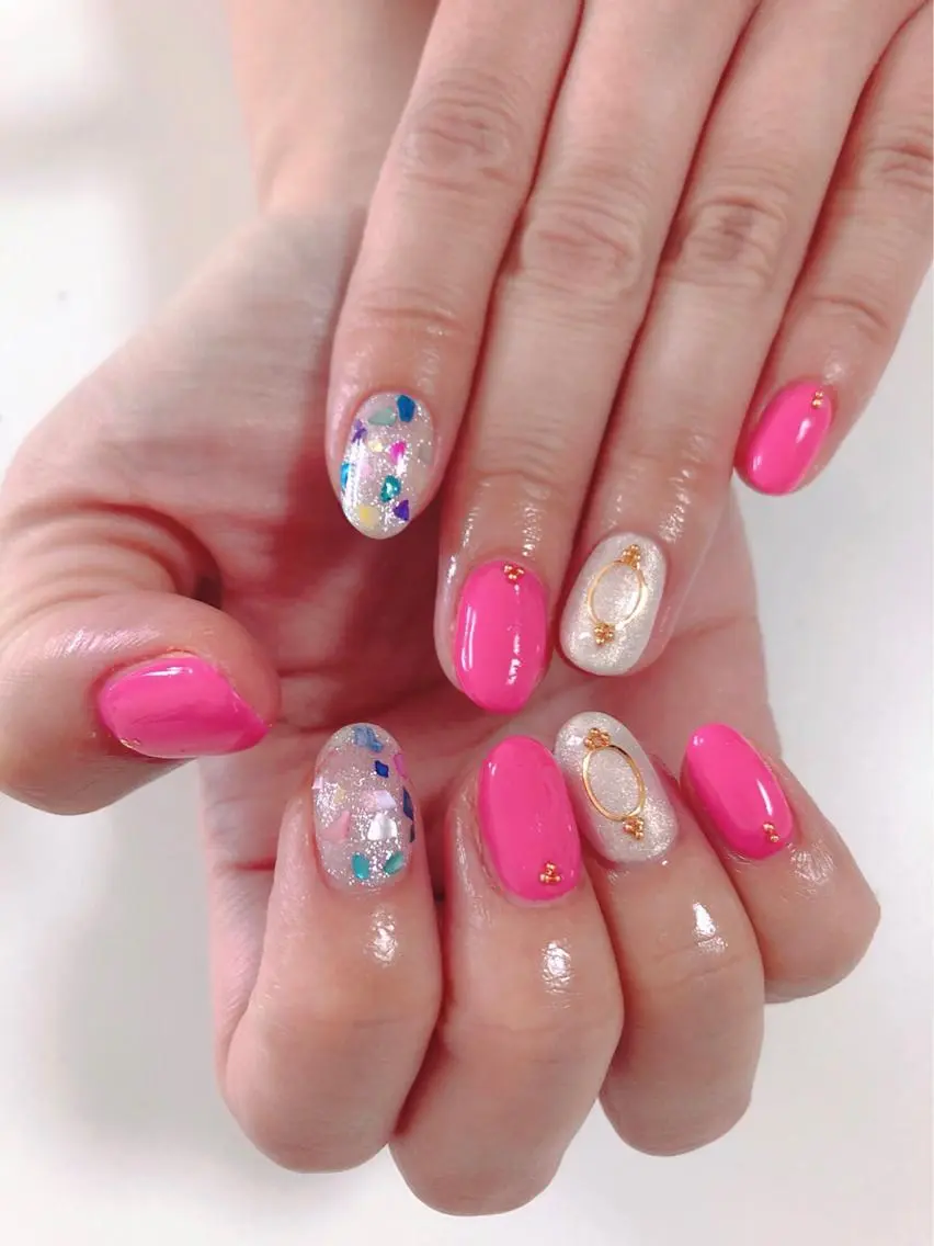 ネイル アートネイル 長さ出し フットネイル グリーン ニュアンスネイル Lily Roseスタッフ一同のマツエク・マツパデザイン