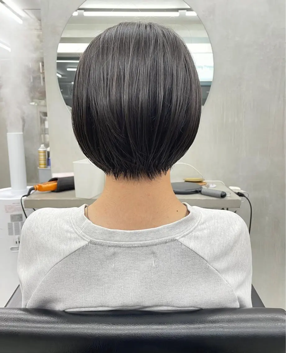 ショート ショートヘア カット トリートメント 👑ボブはお任せ ミヤノ👑のヘアスタイル
