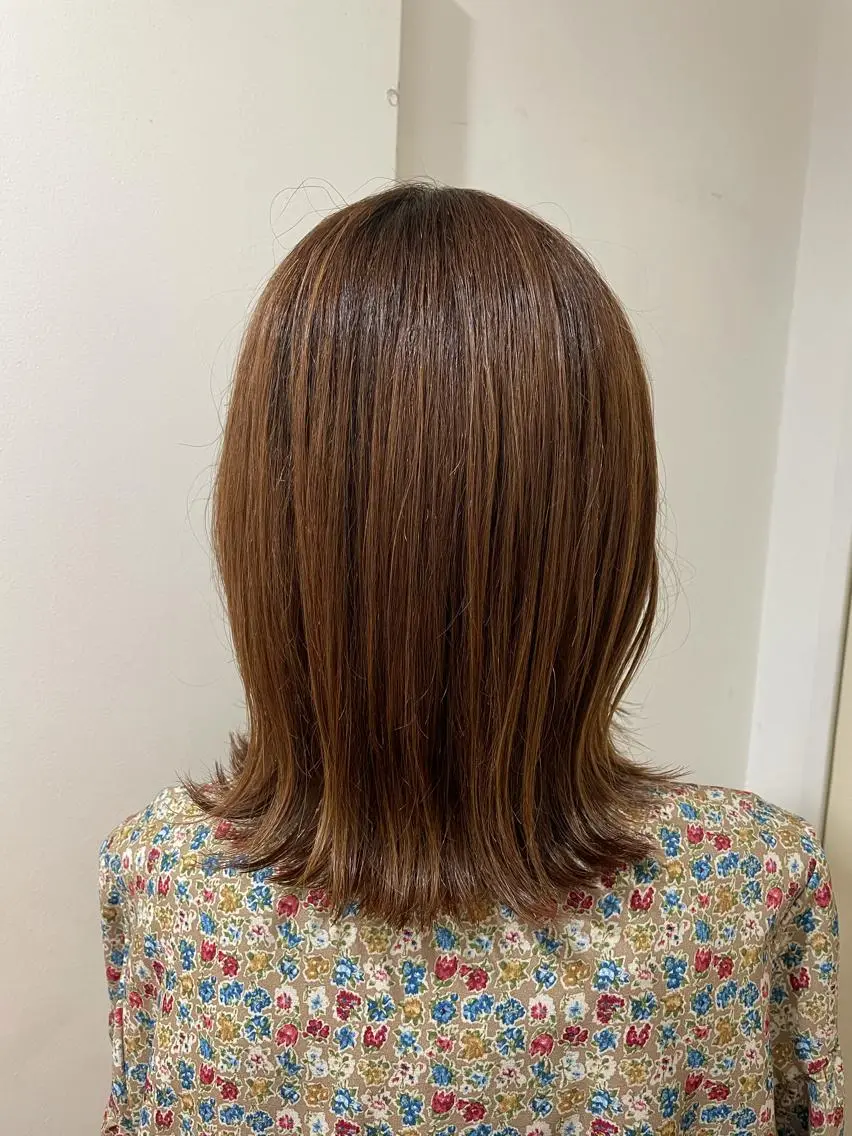 ミディアム 🦋透明感 艶カラー Rie🦋のヘアスタイル