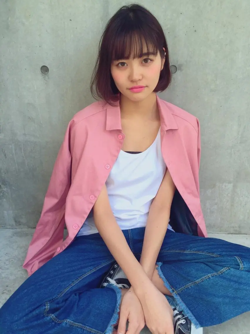 ショート ミディアム ボブ 透明感カラー🌿ボブ ✨飛田　ケイのヘアスタイル