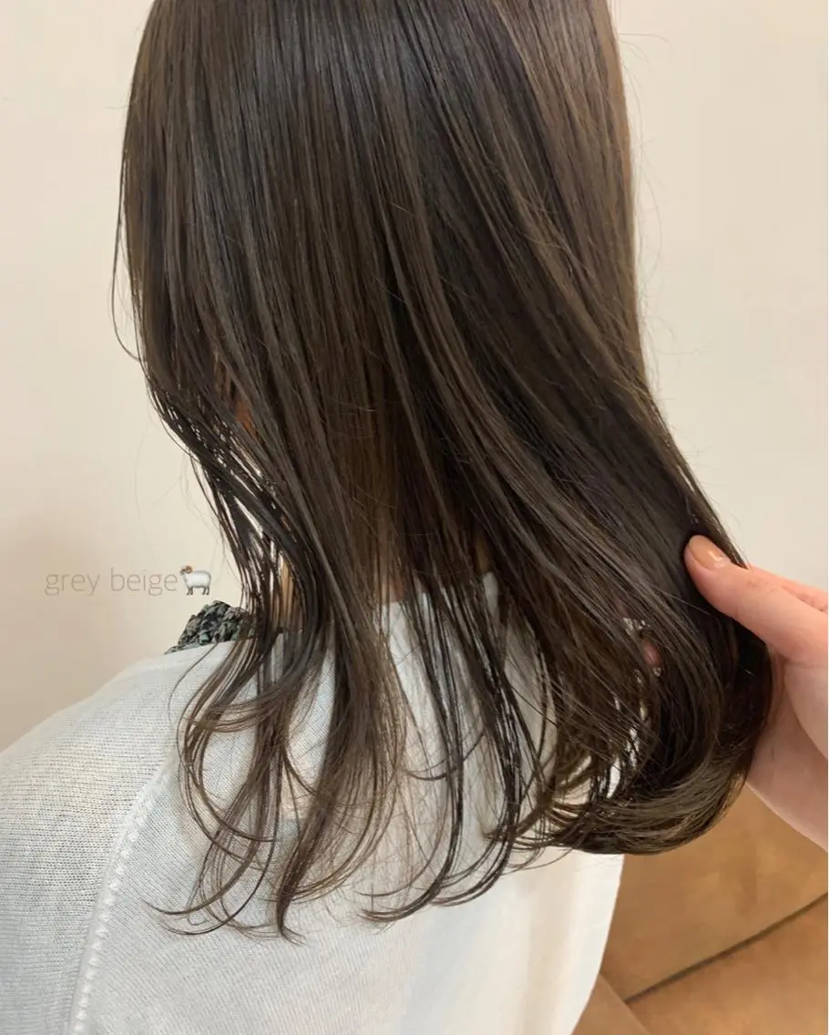 ロング カラー yupi🐈‍⬛ レイヤー/パーマのヘアスタイル