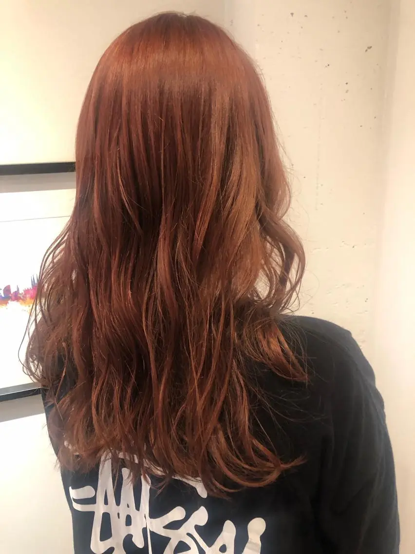 ロング 酸性ストレート✨ 艶カラー✨谷口倭子のヘアスタイル