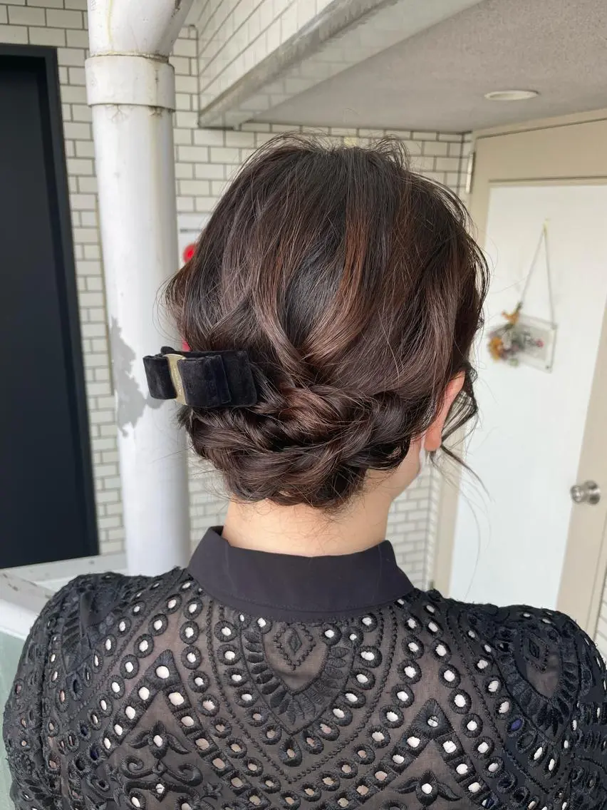 ヘアアレンジ デート 浴衣 ヘアセット 参列・イベントヘア♡ ゆいなのヘアスタイル