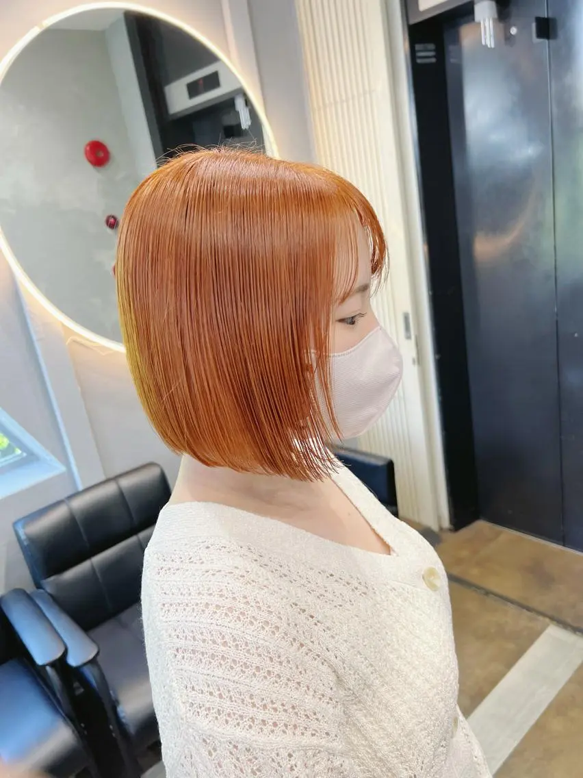 ショート ヘアカラー maya🇰🇷韓国 レイヤー/顔まわりのヘアスタイル