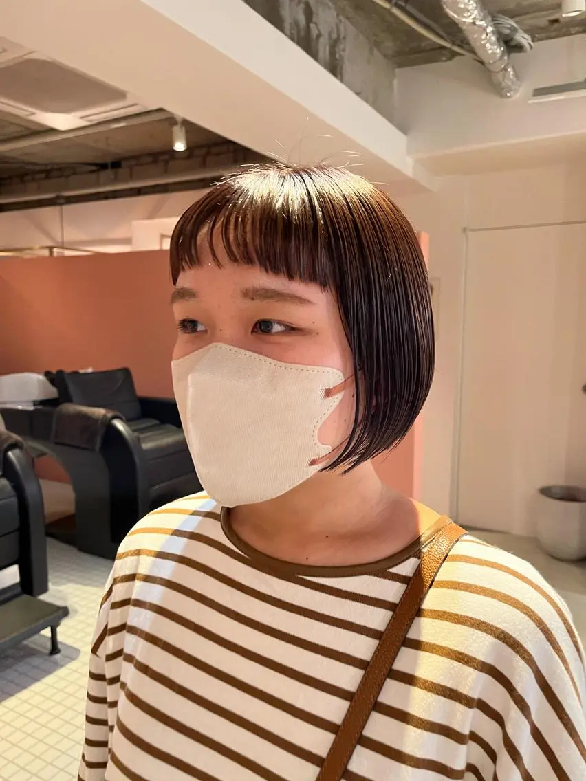 ショート robe 田中 実友のヘアスタイル