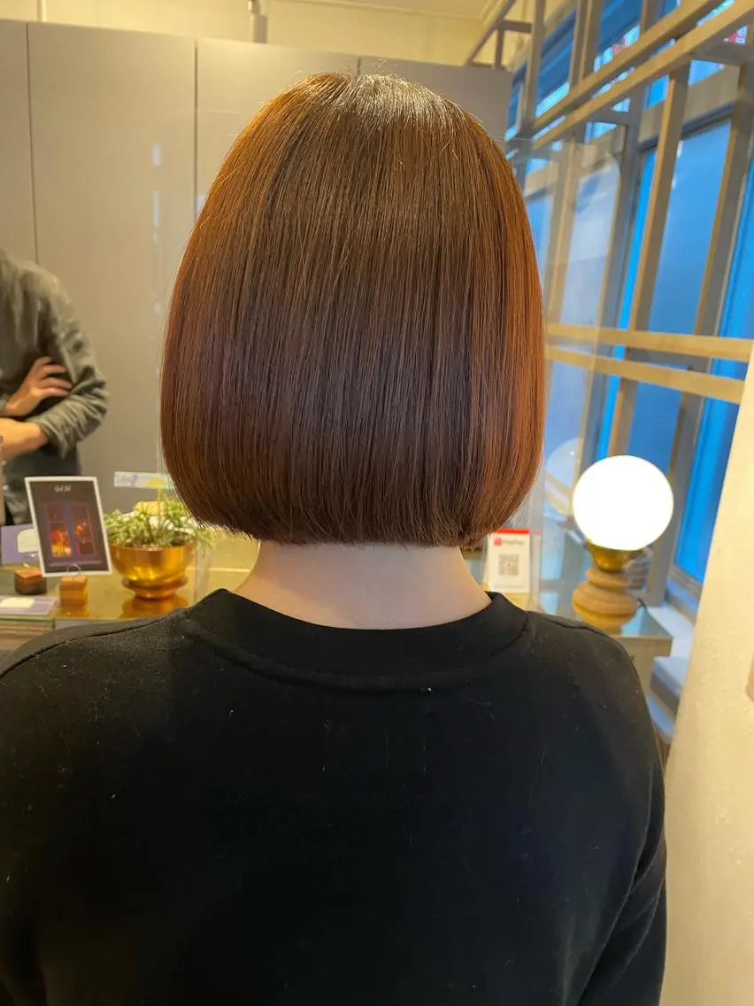 ショート カラー 【髪質改善】【美髪】 【ツヤ髪】ほしのちりのヘアスタイル