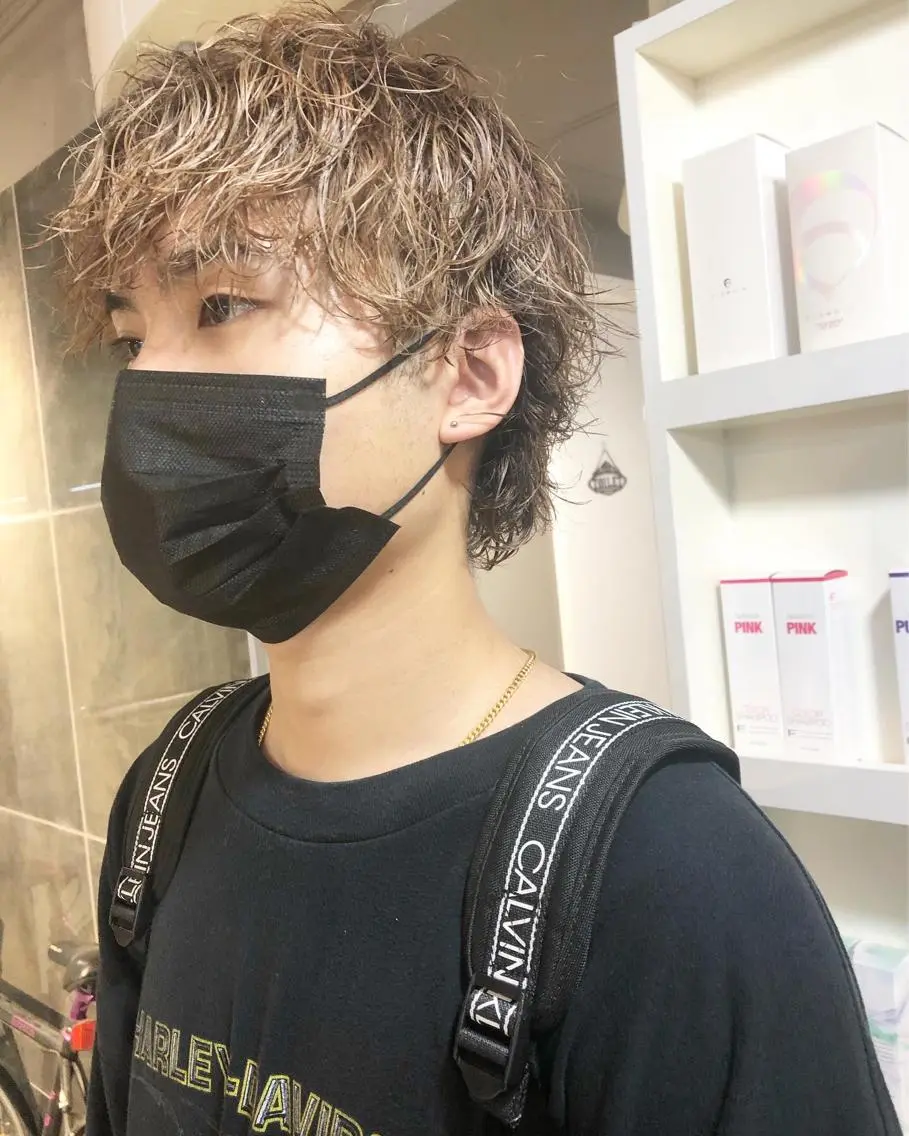 カラー ヘアアレンジ メンズ メンズブリーチ メンズメッシュ ブリーチ メッシュ カット ヘアカラー トリートメント ヘアセット メンズ特化✂️栗原 侑也のヘアスタイル