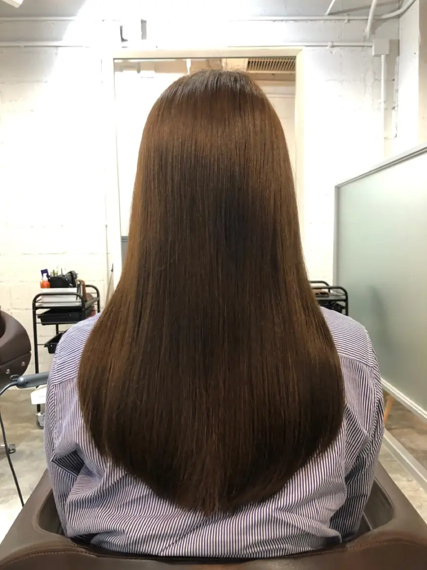 ロング カラー アッシュ ベージュカラー カット ヘアカラー トリートメント hair care ACRO店長 谷のヘアスタイル