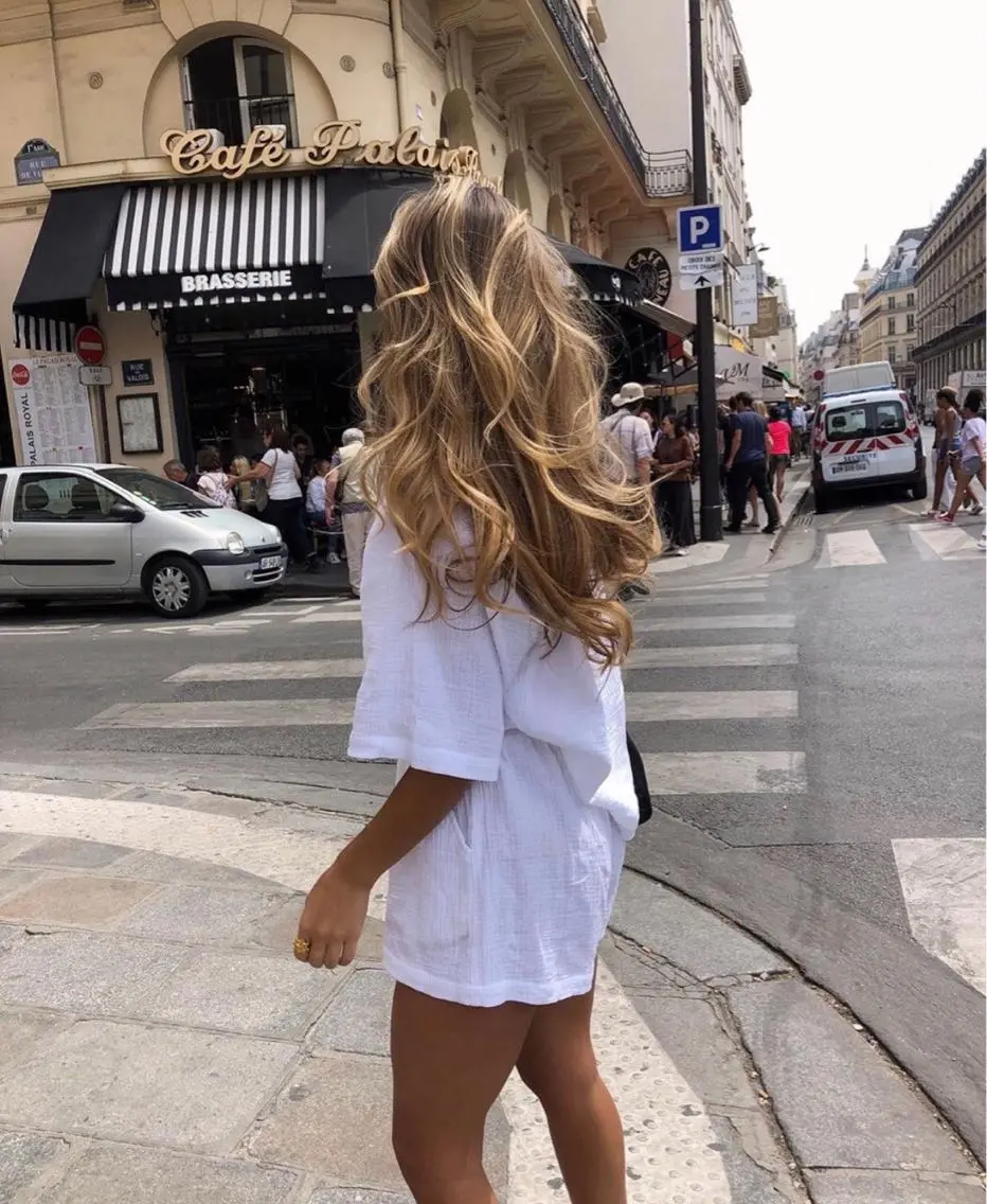 セミロング カラー パーマ ヘアアレンジ ネイル マツエク・マツパ ブリーチ 透明感カラー ダブルカラー ハイライトカラー 外国人風カラー 夜23時まで予約🉑 reverieあきらのヘアスタイル