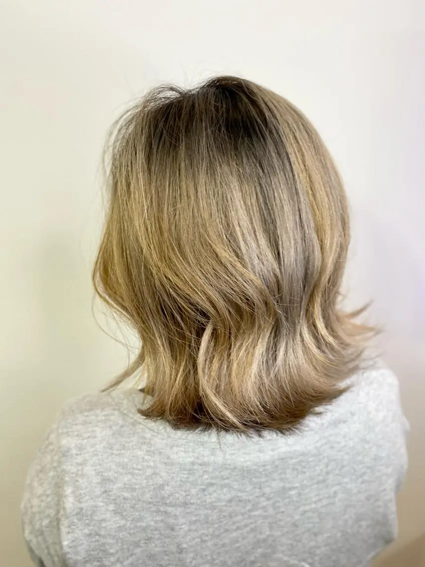 ミディアム カラー カット ヘアカラー トリートメント Luzir⭐︎ GEN⭐︎のヘアスタイル